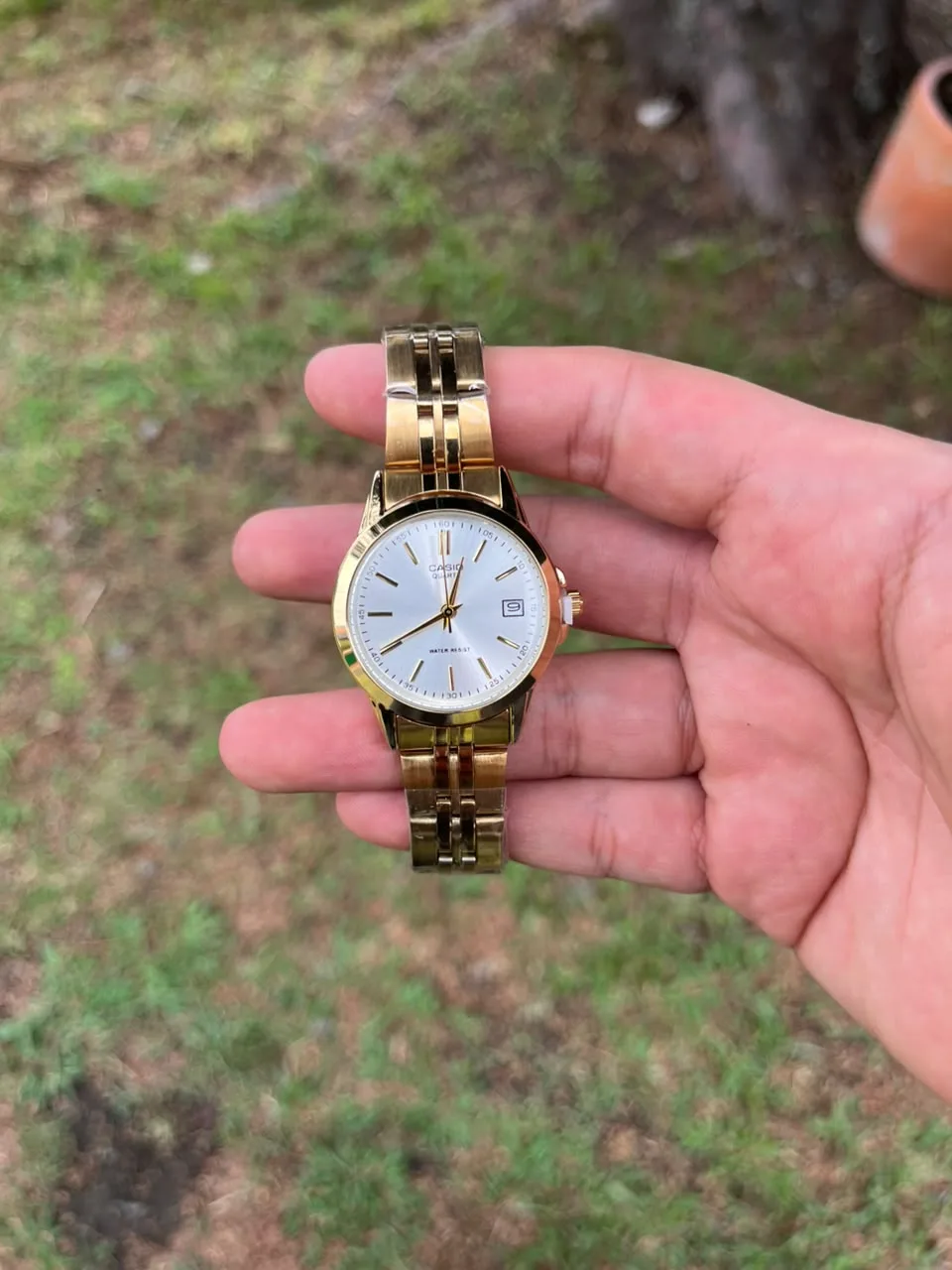 Cso Quartz Mujer — Dorado / Tablero Blanco